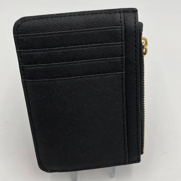 Kate Spade Black Leather Card Holder EUC - Picture 12 of 12